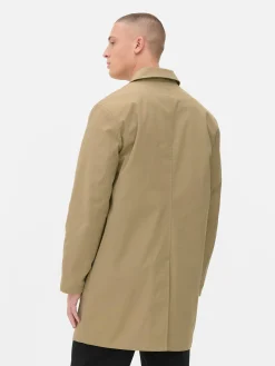 Imperméable Long à Boutonnage Simple