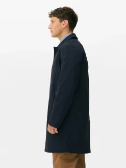 Imperméable Long à Boutonnage Simple