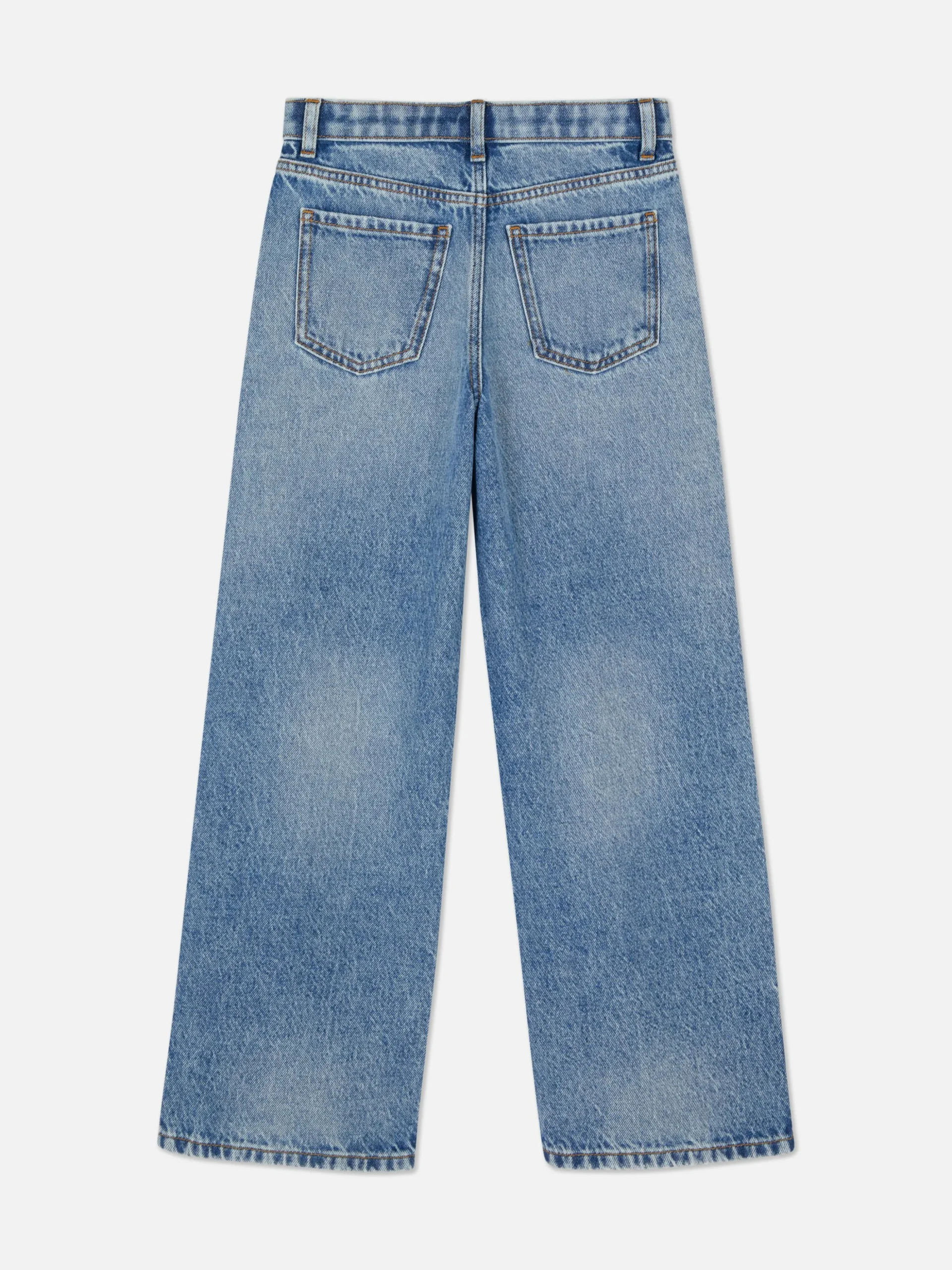 Jean Denim Large Fendu