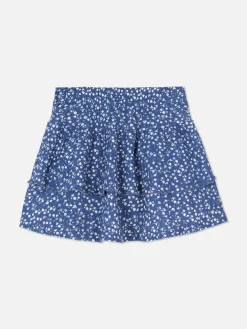 Jupe Florale à Superpositions
