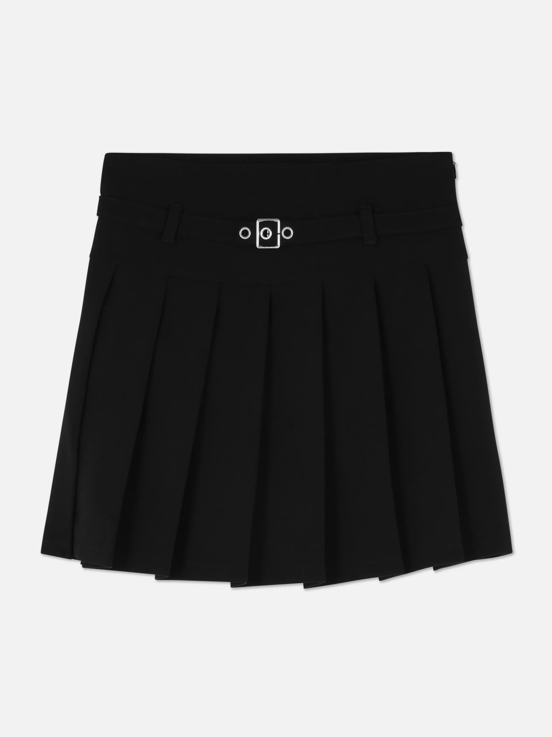 Jupe Plissée Avec Ceinture à Boucle
