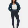 Legging Effet Denim Doublé De Velours Duveteux