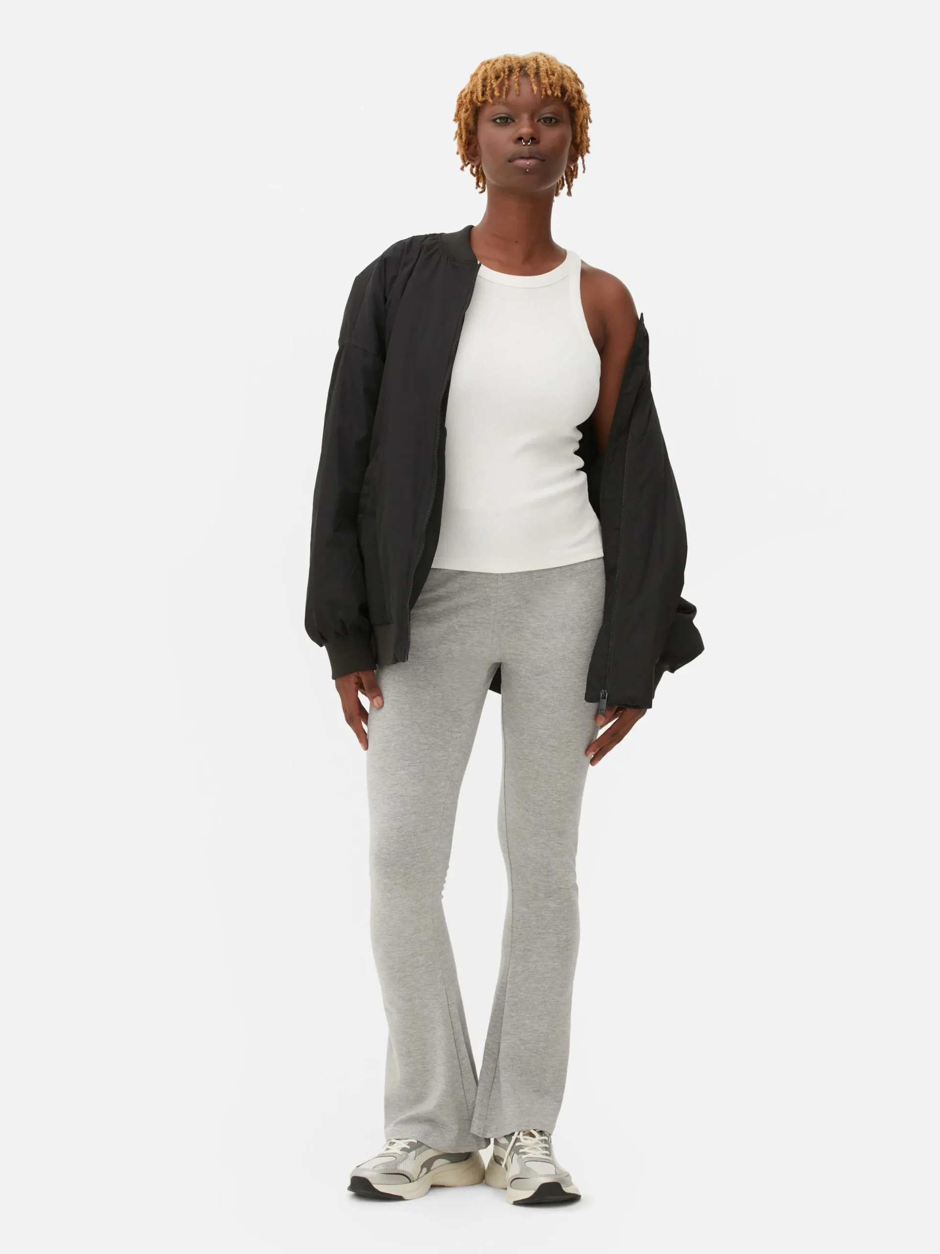 Legging Taille Haute évasé En Jersey