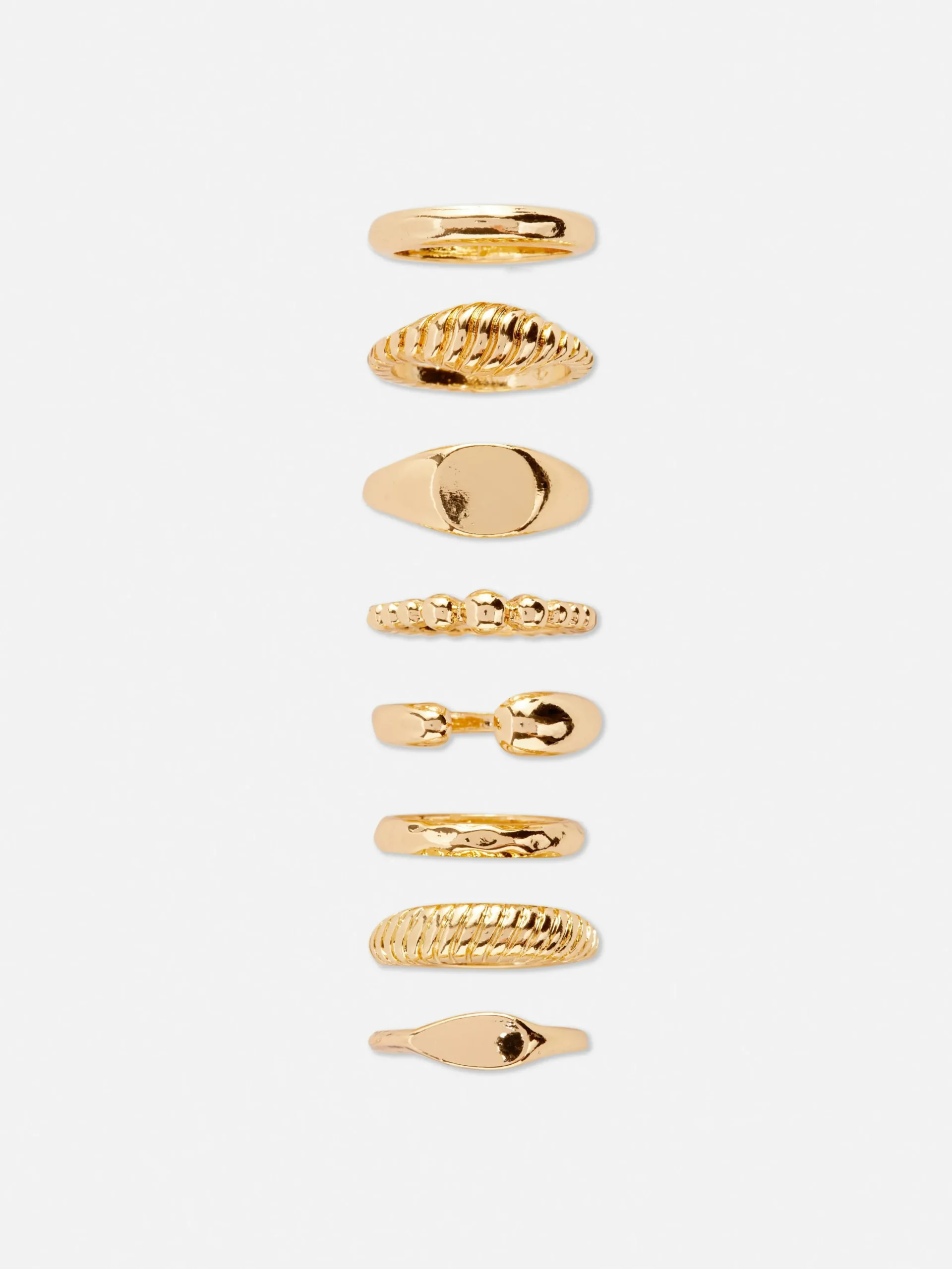 Lot De 8 Bagues Variées