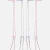 Lot De 4 Barrettes Cœurs à Breloques Tressées