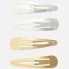 Lot De 4 Barrettes En Métal