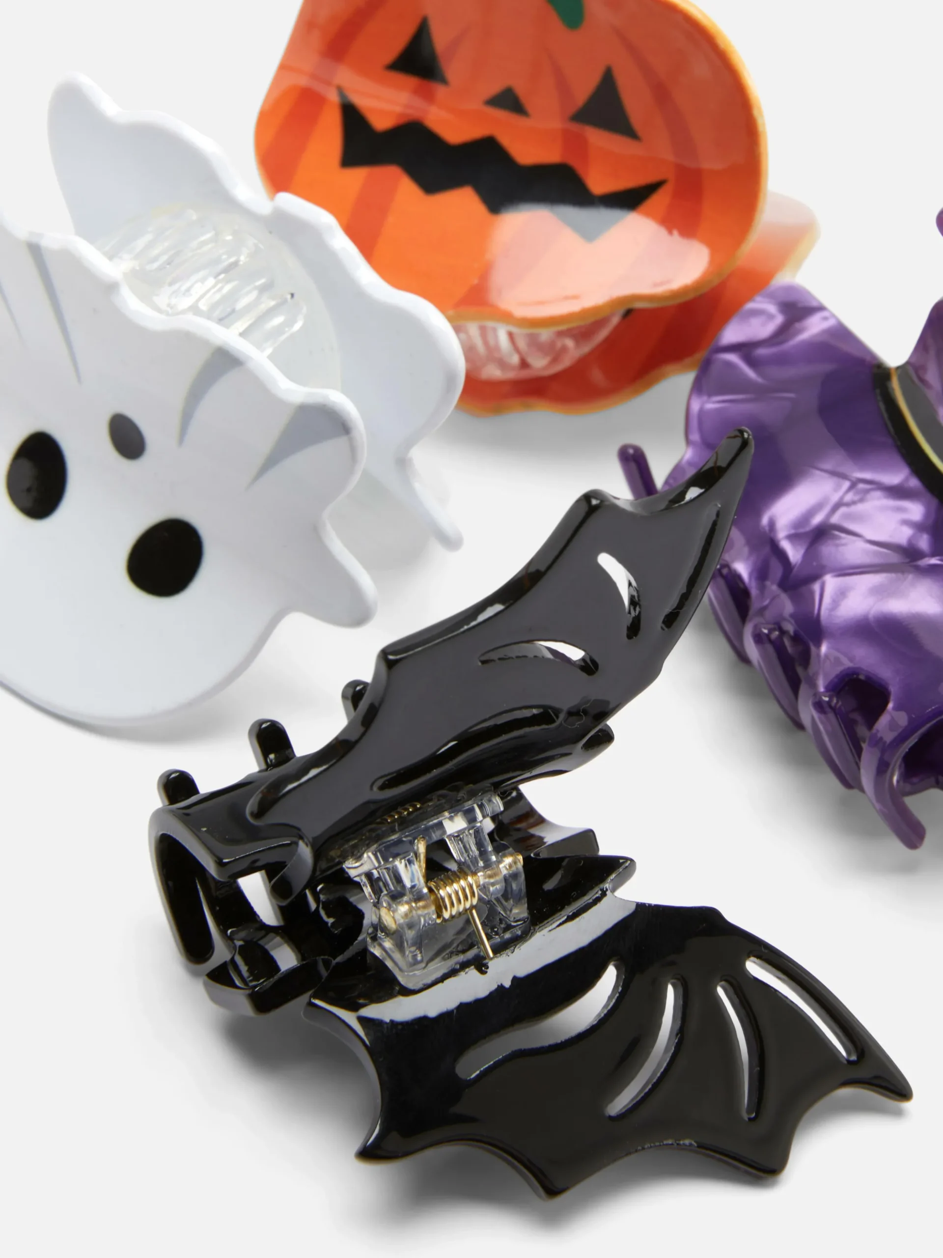 Lot De 4 Barrettes Halloween