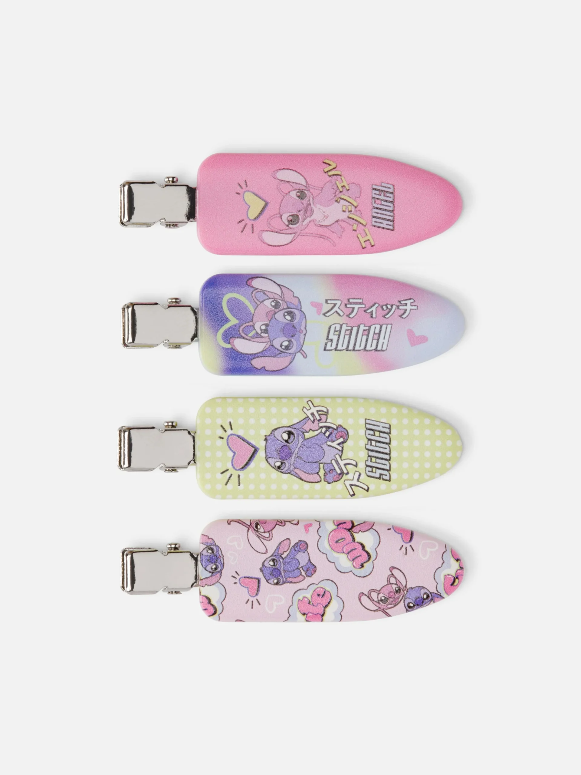 Lot De 4 Barrettes Sans Marque Disney Lilo & Stitch