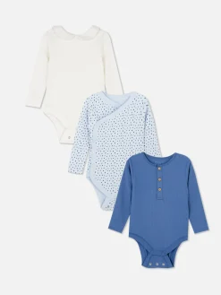 Lot De 3 Bodys à Motifs Variés