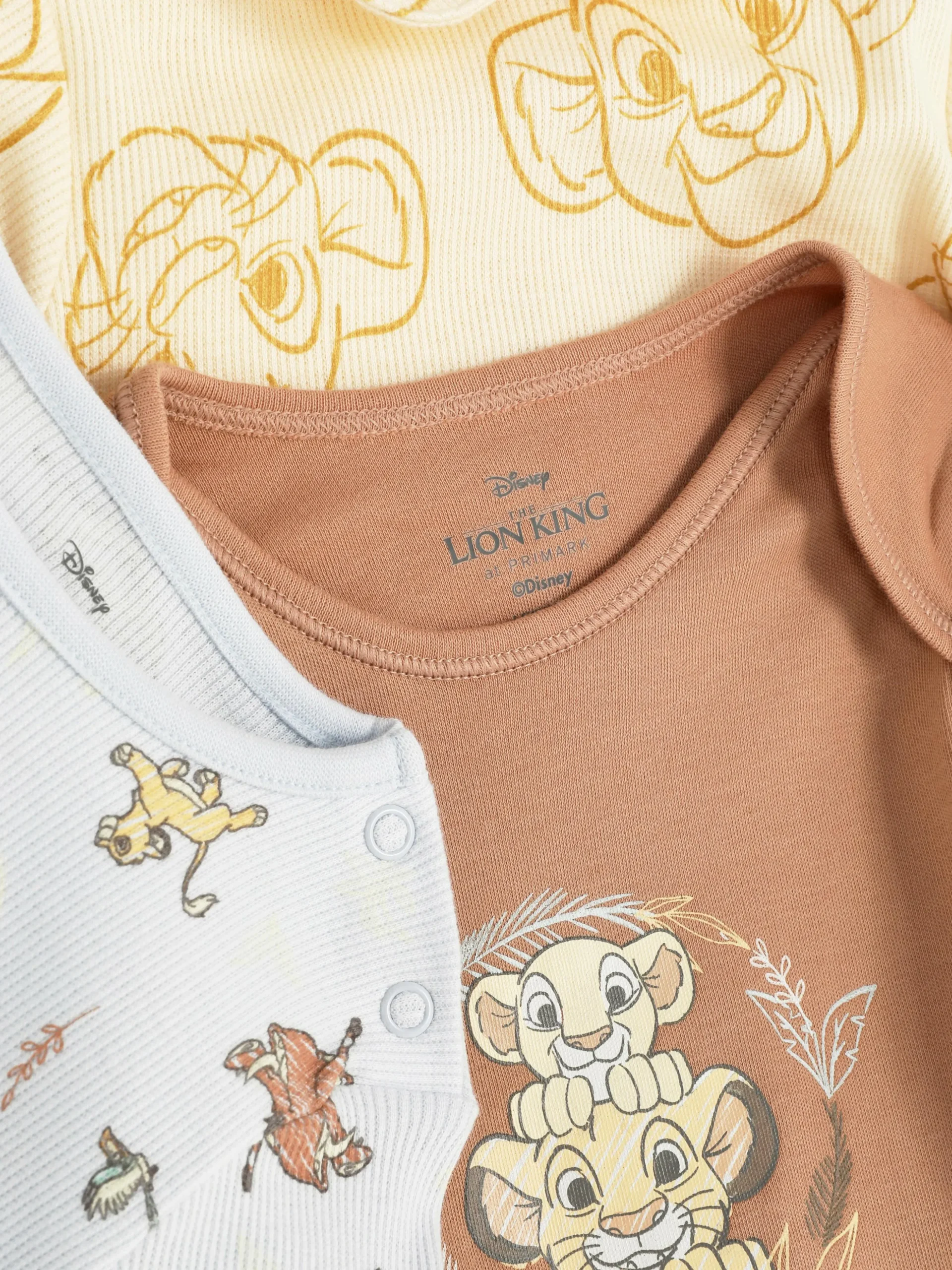 Lot De 3 Bodys Disney Le Roi Lion 30e Anniversaire