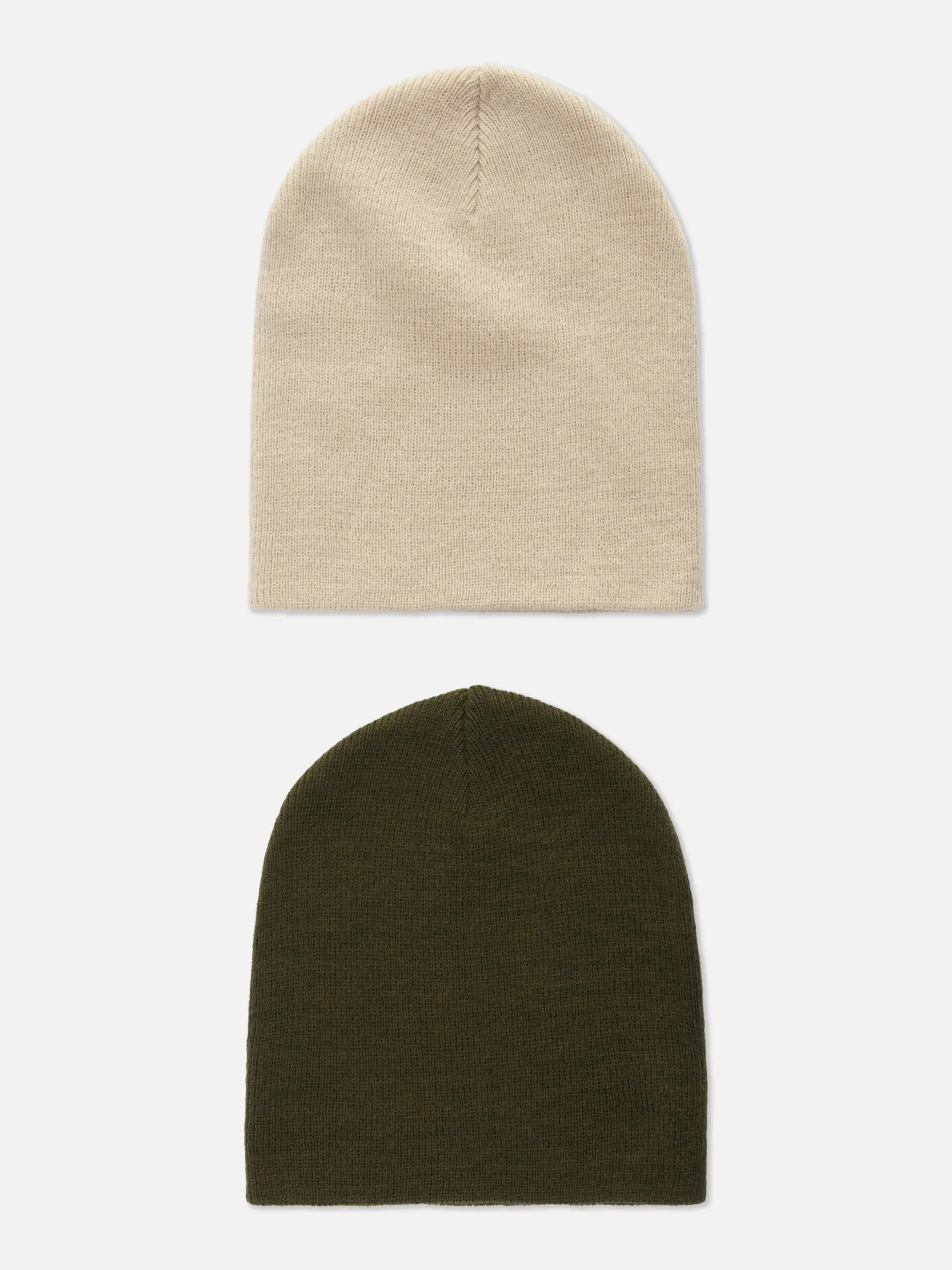 Lot De 2 Bonnets En Maille Fine
