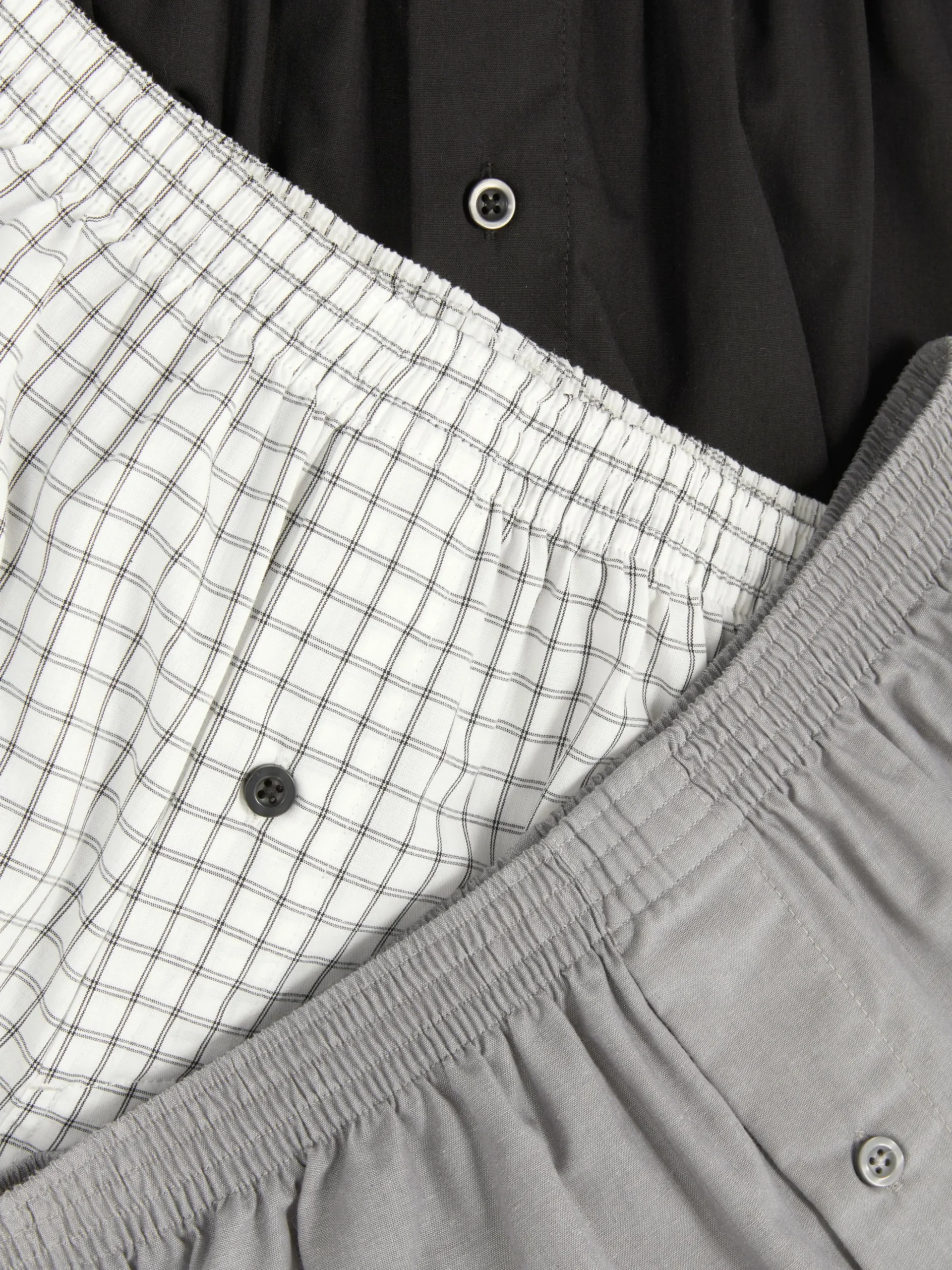Lot De 3 Boxers à Carreaux Essential