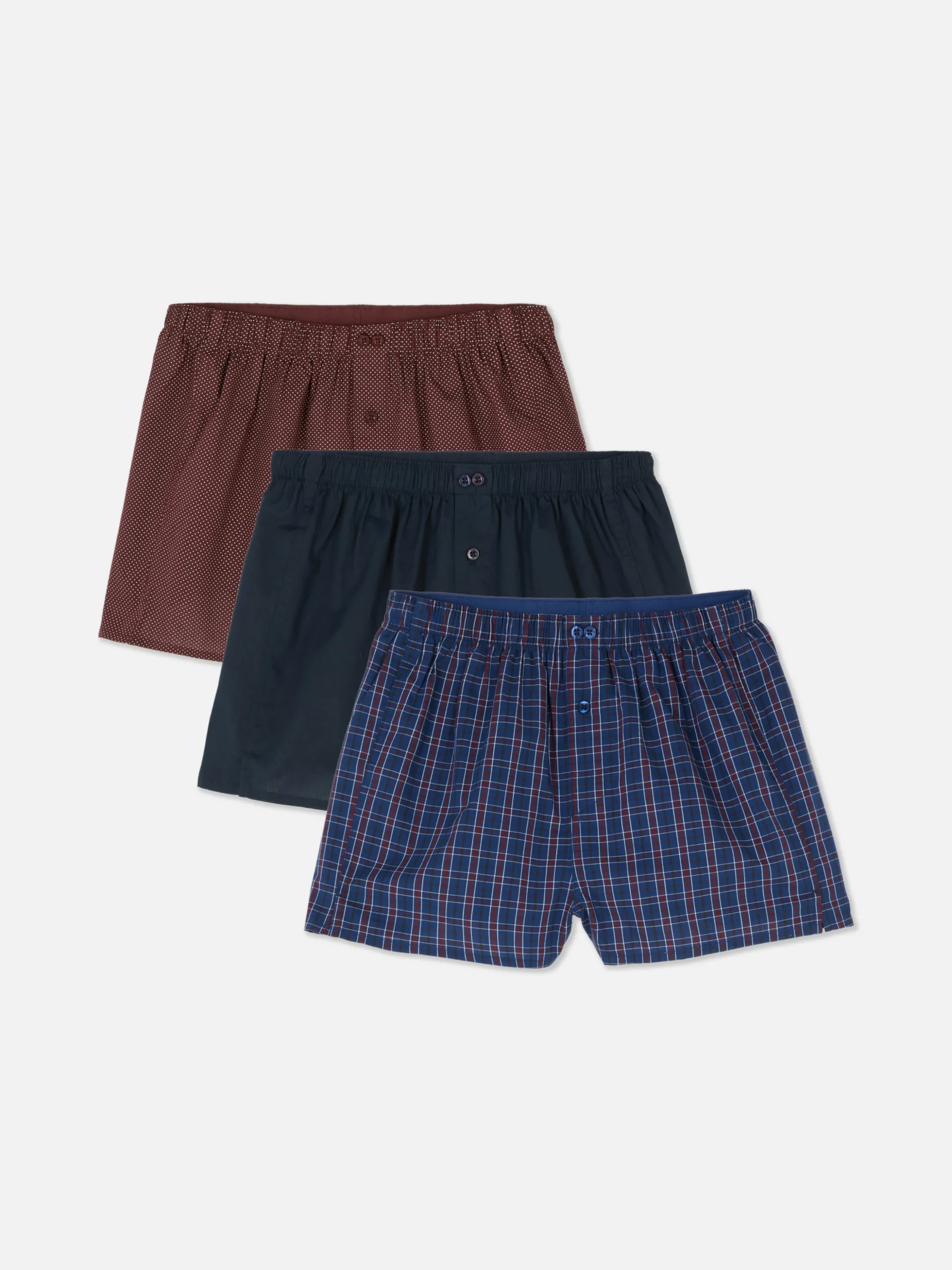 Lot De 3 Boxers à Motifs Variés