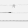 Lot De 3 Bracelets à Initiale Et Strass