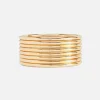 Lot De 8 Bracelets Joncs Métallisés