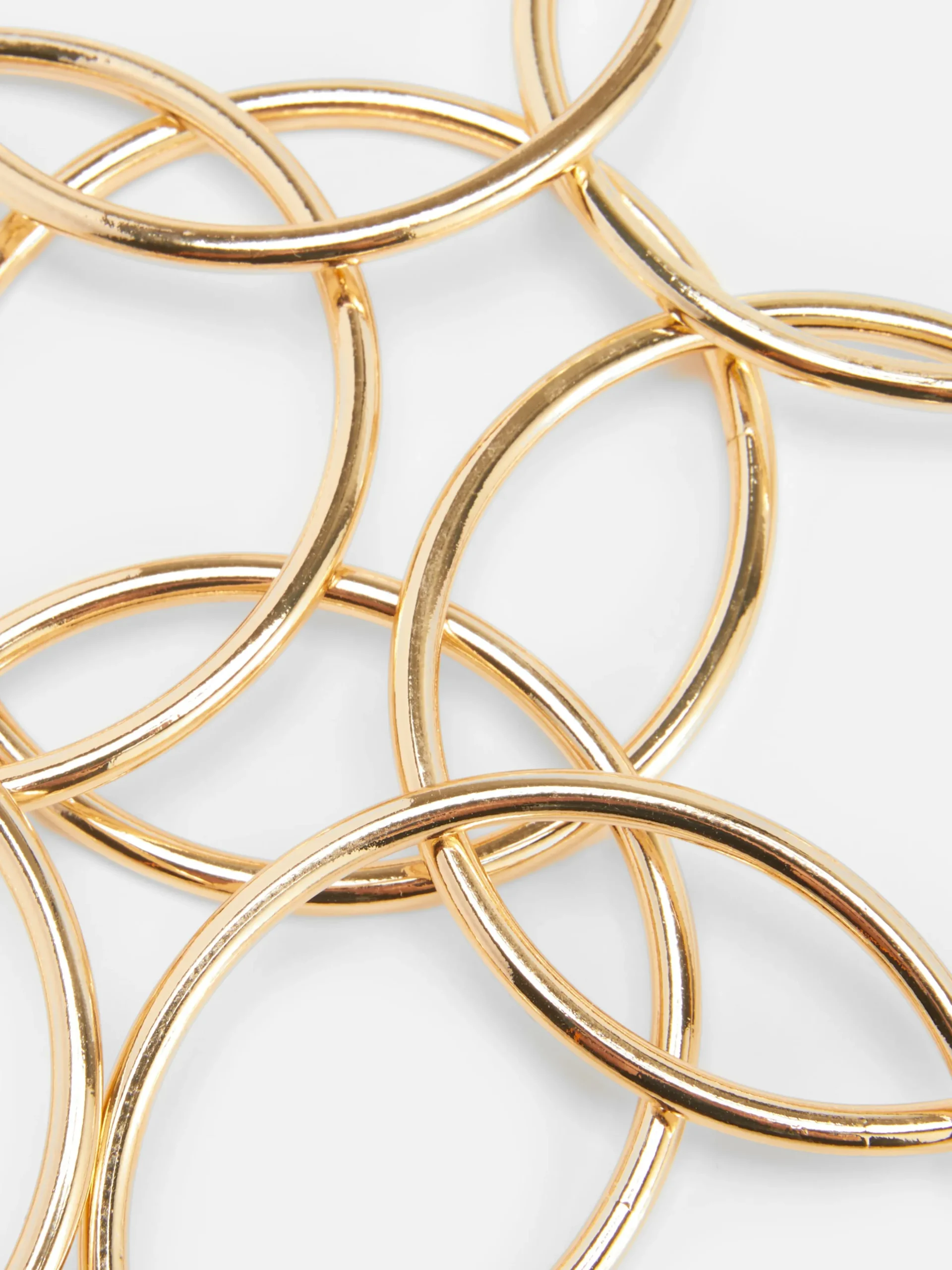 Lot De 8 Bracelets Joncs Métallisés