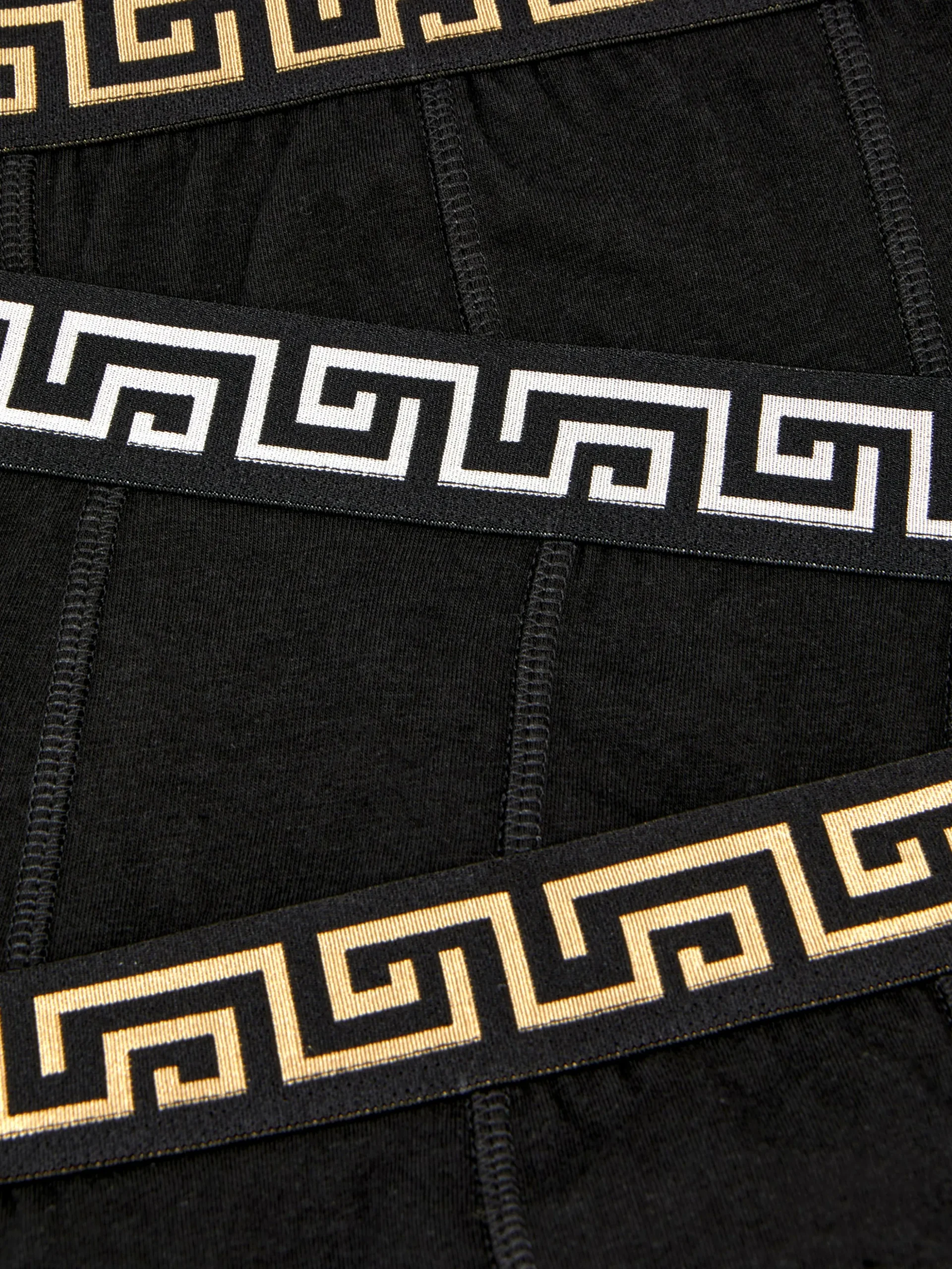 Lot De 3 Caleçons Avec Motif Clé Grecque à La Taille