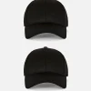 Lot De 2 Casquettes De Baseball Tissées