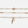 Lot De 3 Chaînes De Cheville à Motifs Bord De Mer