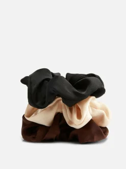 Lot De 3 Chouchous En Satin