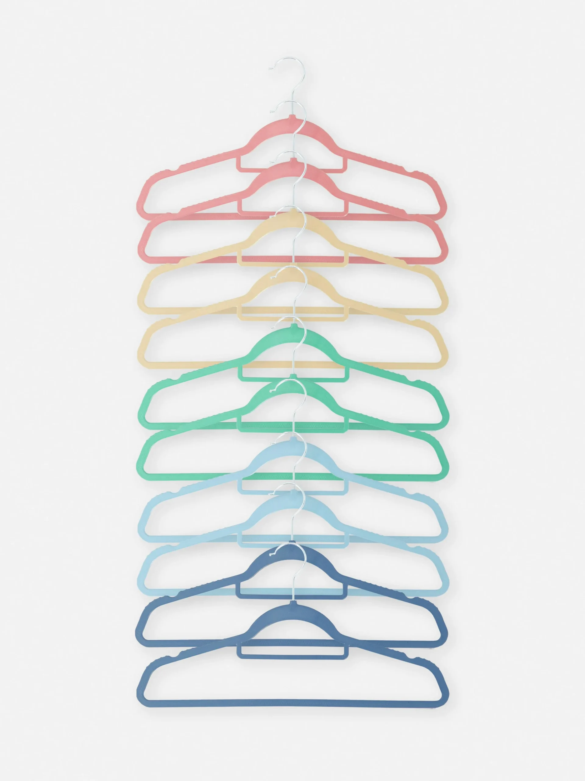 Lot De 10 Cintres Colorés Pour Enfants
