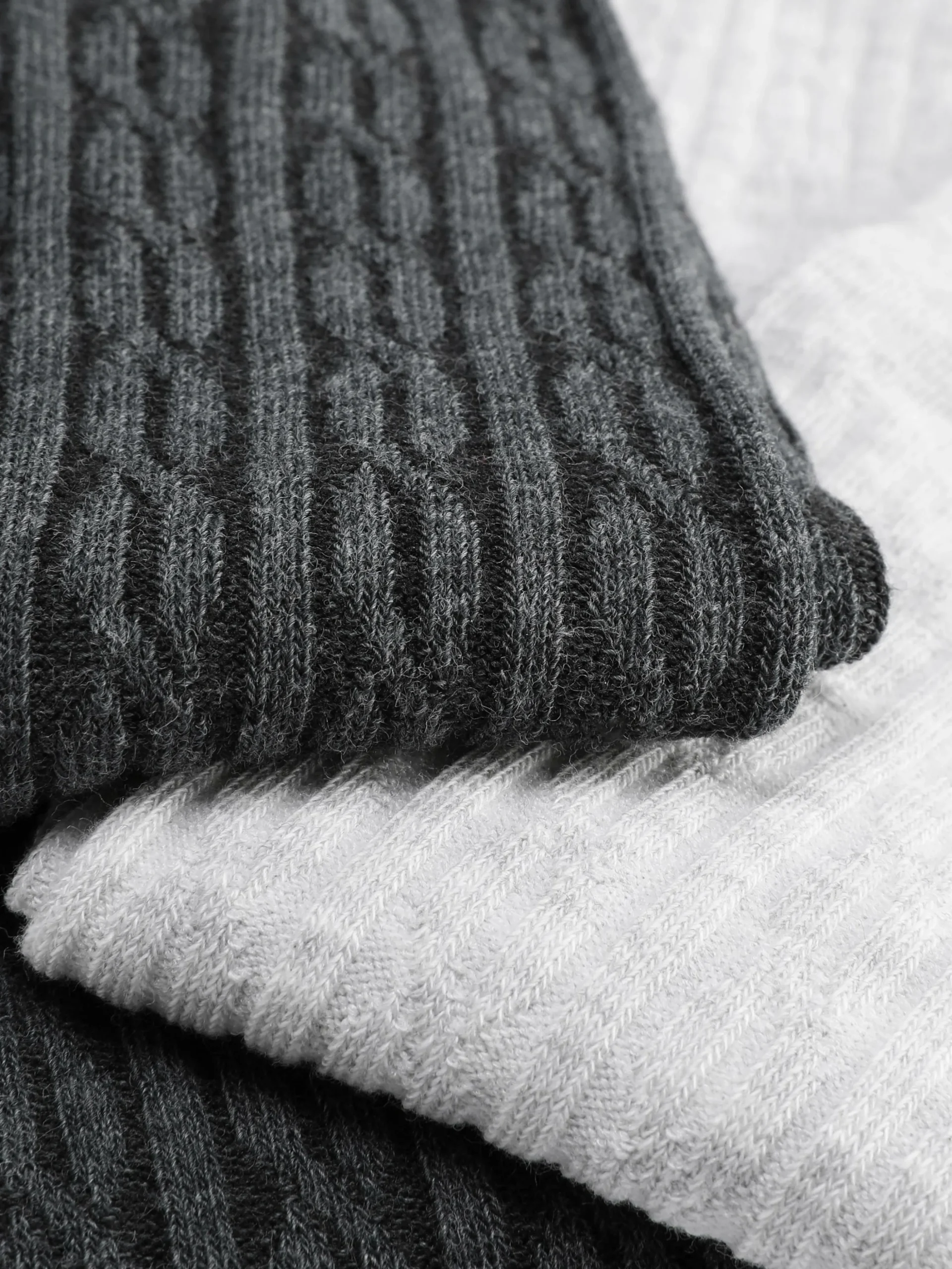 Lot De 3 Collants En Maille Torsadée