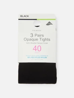 Lot De 3 Collants Opaques 40 Deniers