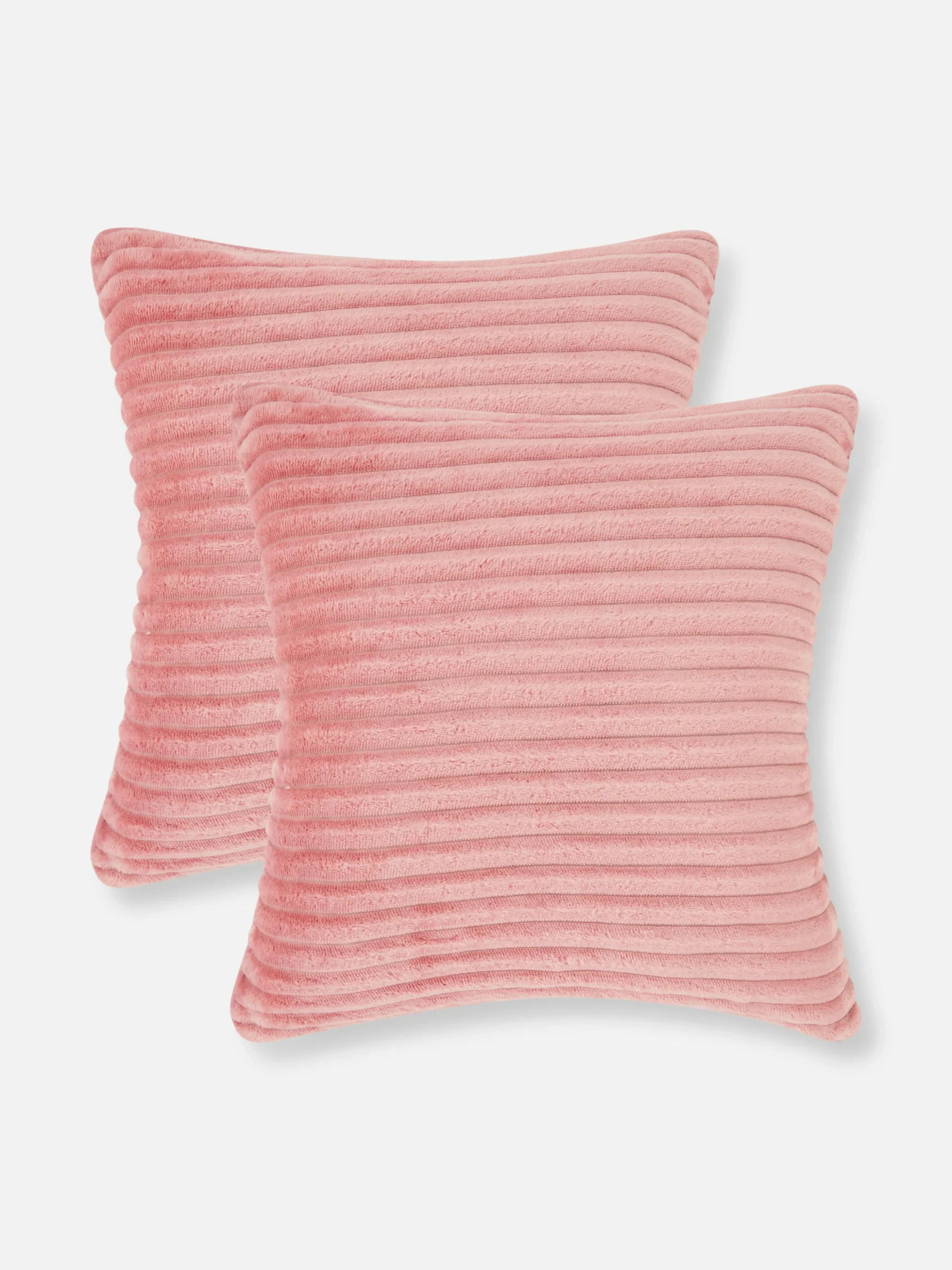 Lot De 2 Coussins Côtelés