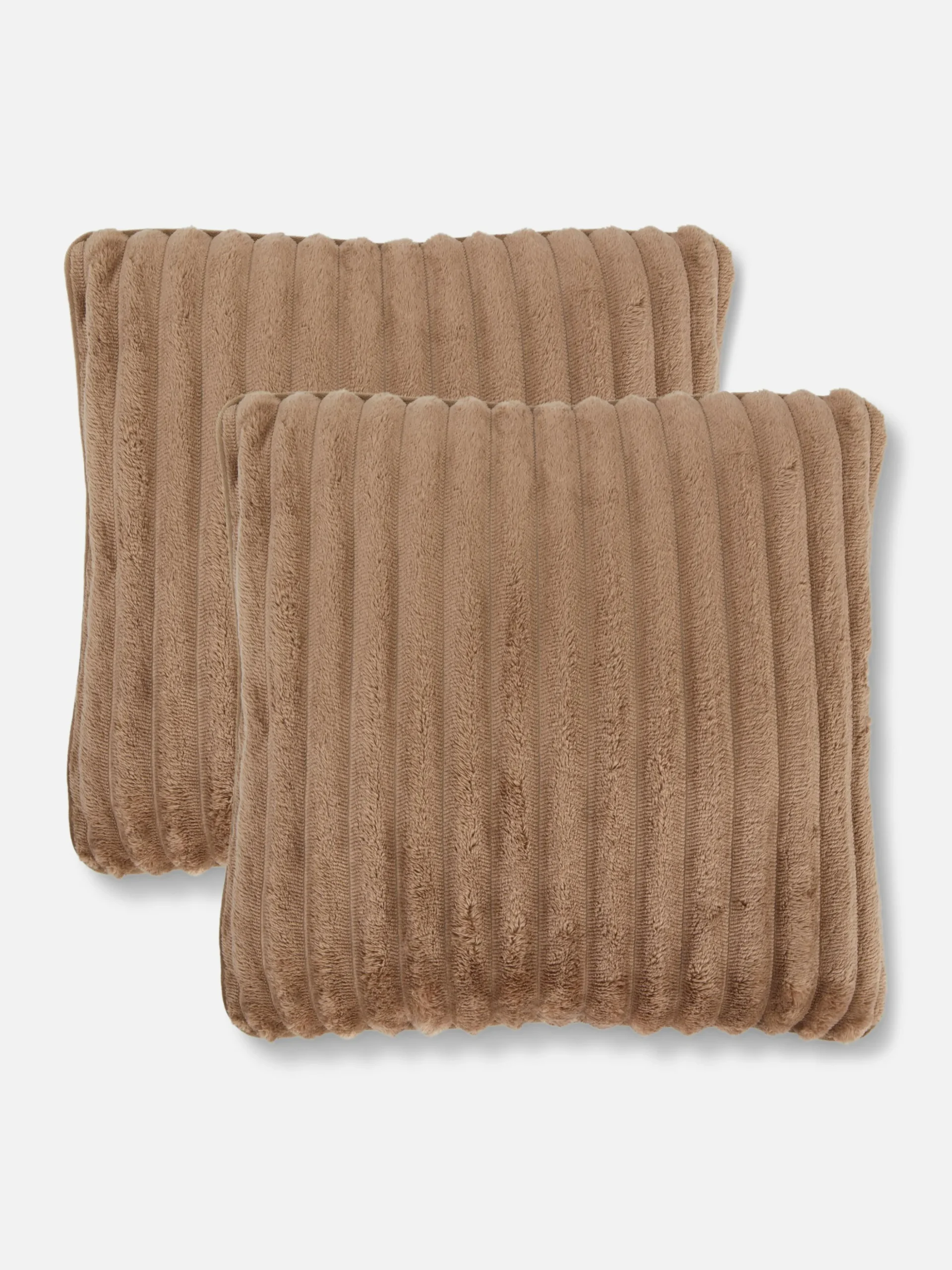 Lot De 2 Coussins Côtelés Confortables