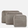 Lot De 3 Cubes De Rangement En Maille