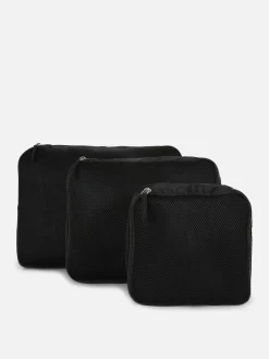 Lot De 3 Cubes De Rangement En Maille