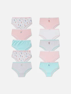Lot De 10 Culottes à Imprimé Fées