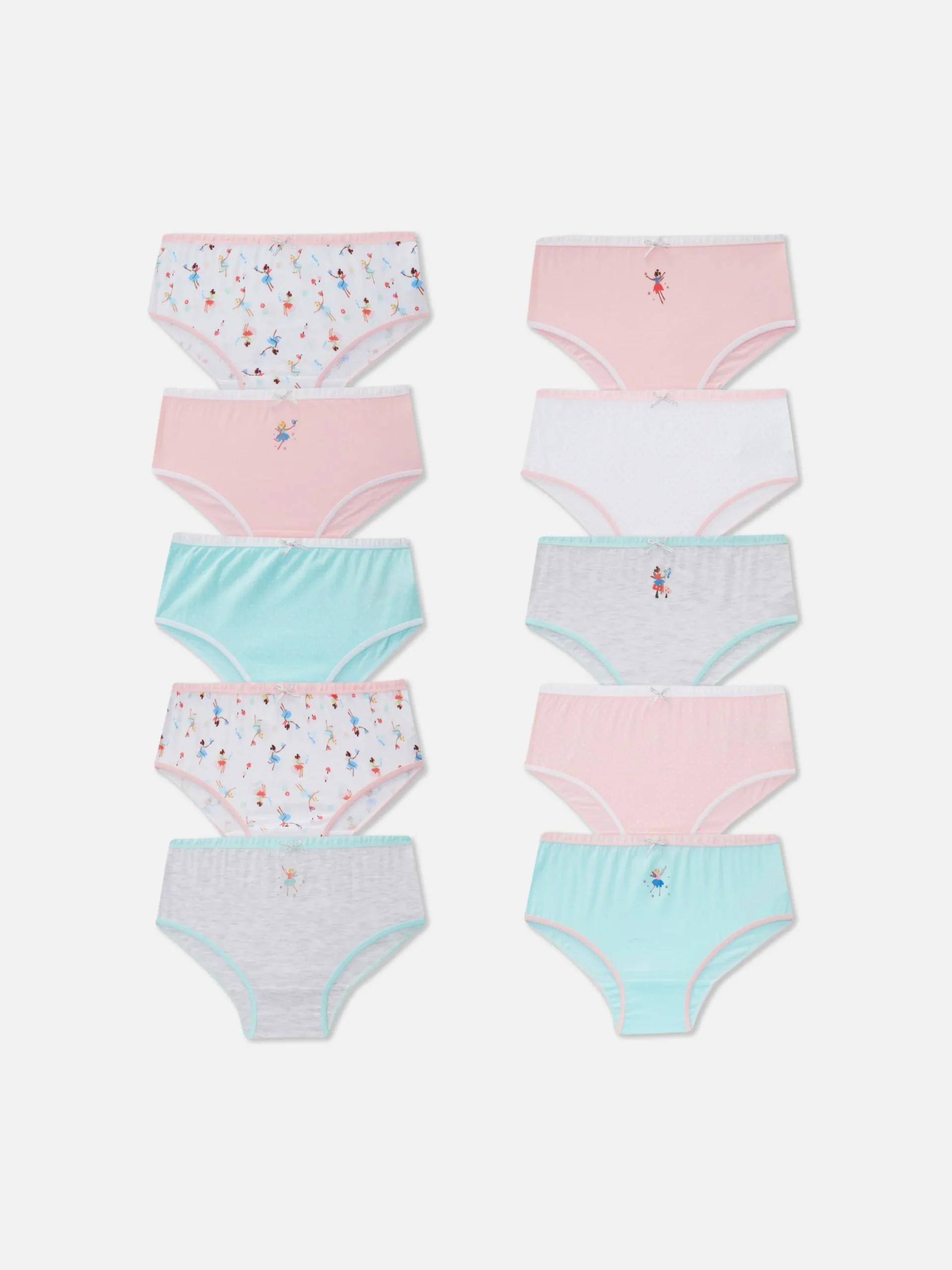Lot De 10 Culottes à Imprimé Fées