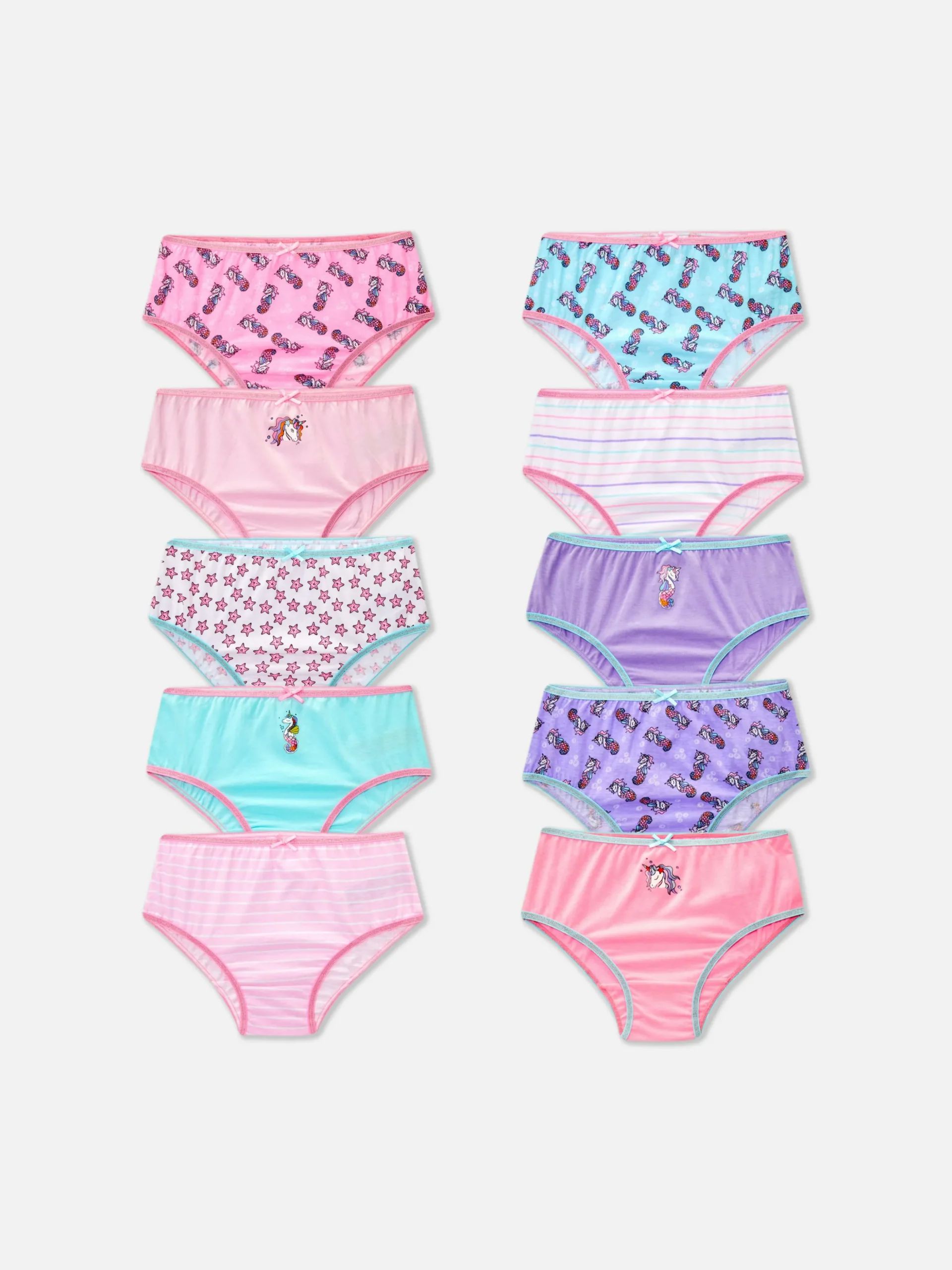 Lot De 10 Culottes à Imprimé Licorne