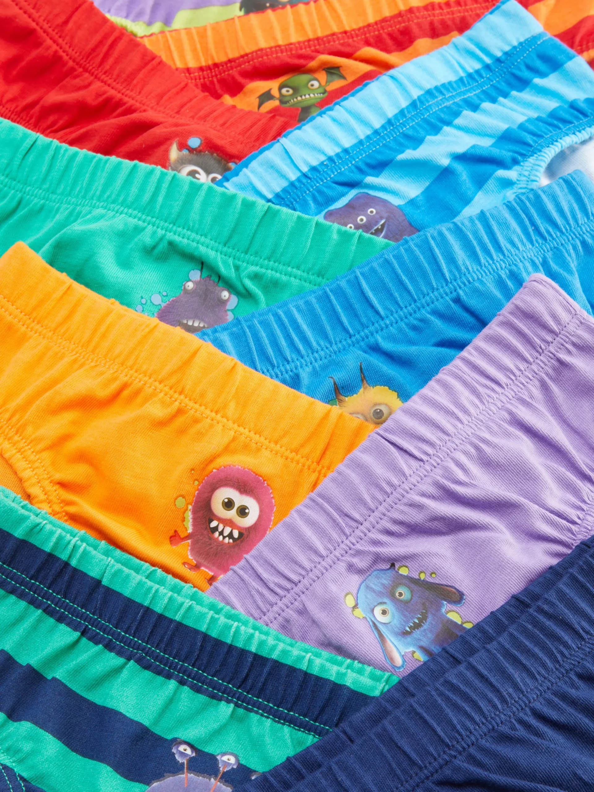 Lot De 10 Culottes à Imprimé Monstre