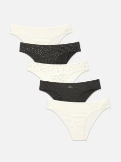 Lot De 5 Culottes Brésiliennes à Motifs Variés