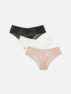 Lot De 3 Culottes En Dentelle