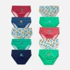 Lot De 10 Culottes Graphiques à Motifs Dinosaures