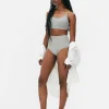 Lot De 3 Culottes Menstruelles Côtelées Taille Haute
