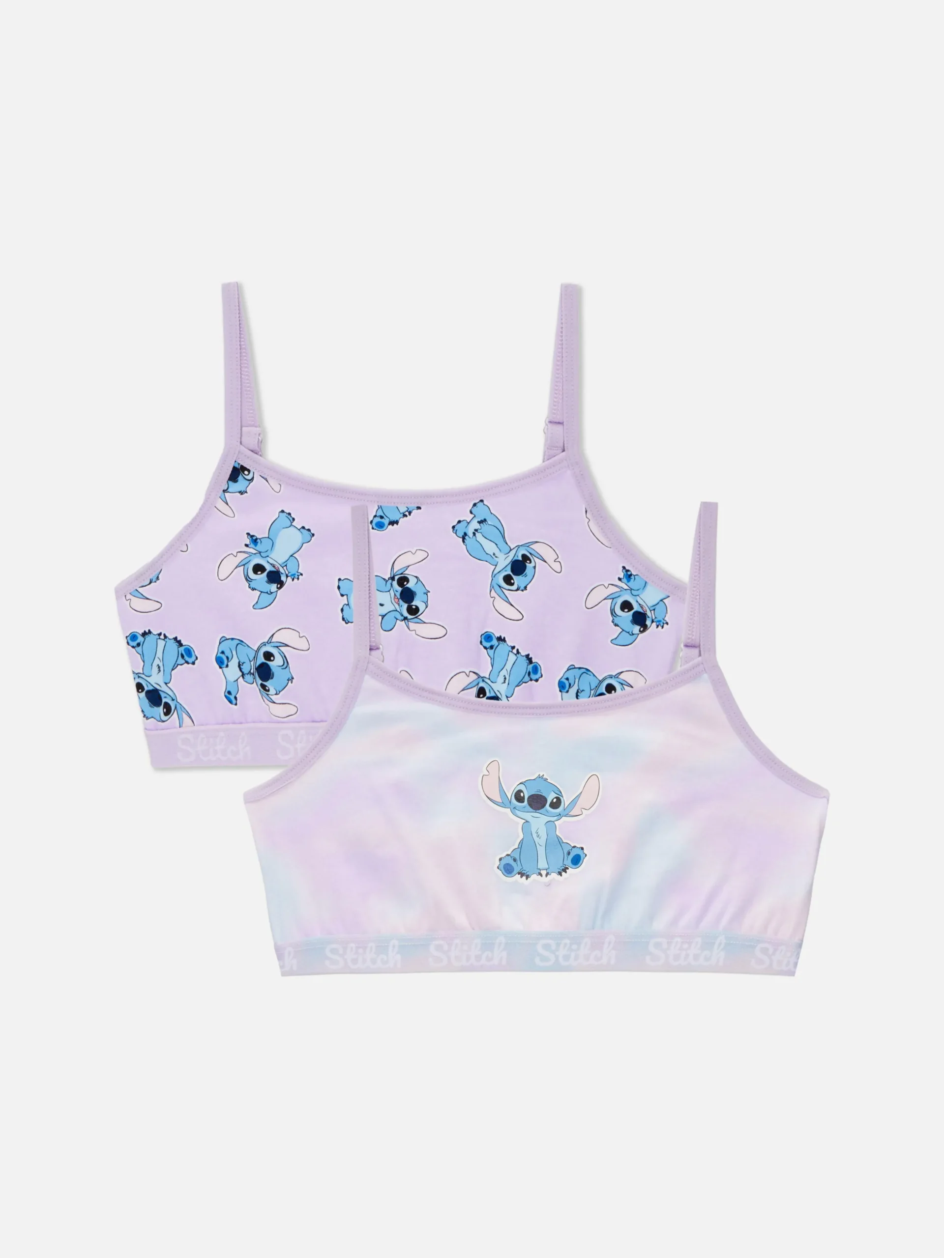 Lot De 2 Débardeurs Courts Disney Lilo & Stitch