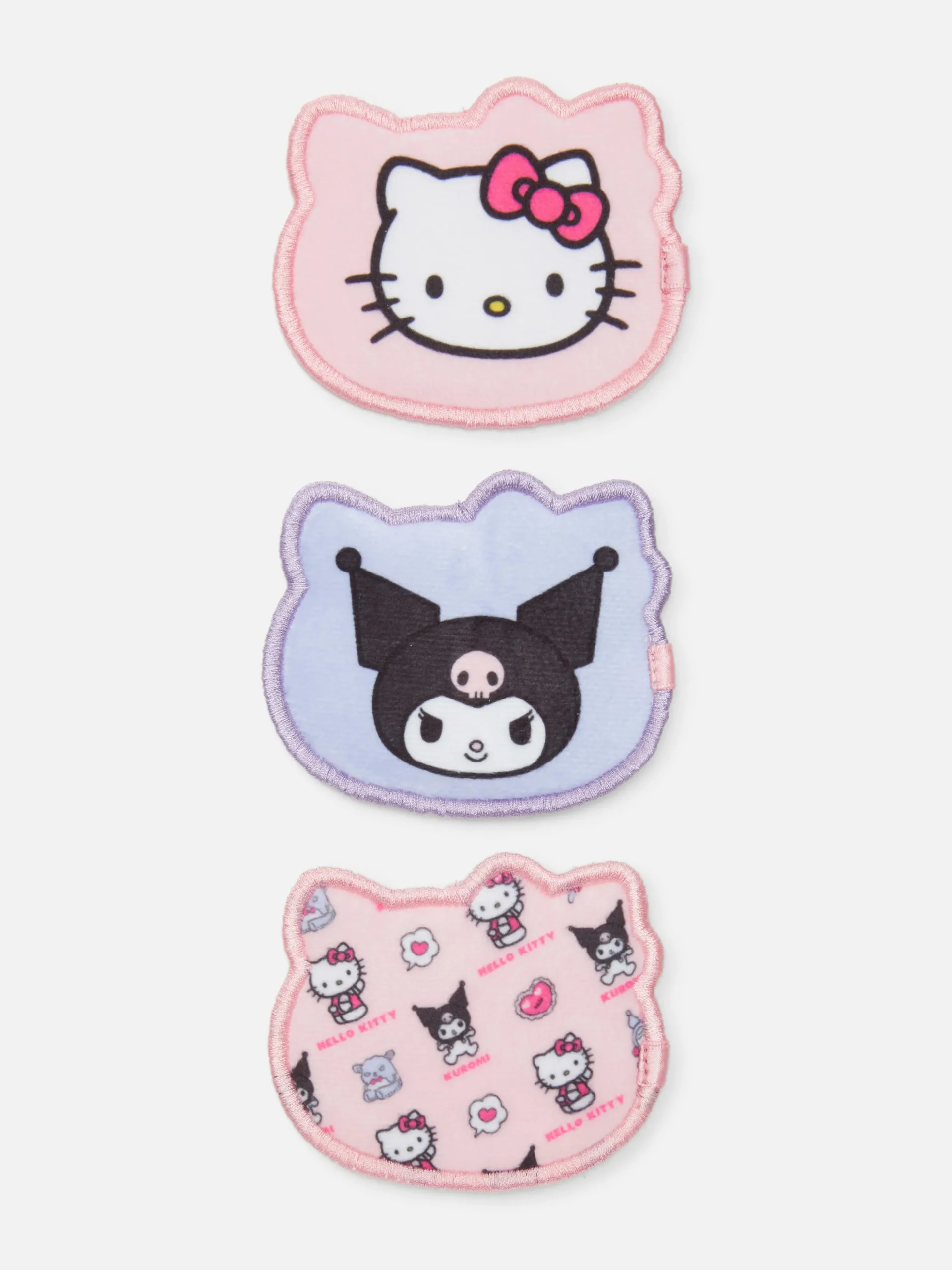 Lot De 3 Disques Nettoyants Réutilisables Hello Kitty