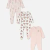 Lot De 3 Grenouillères Disney Minnie Mouse Et Daisy