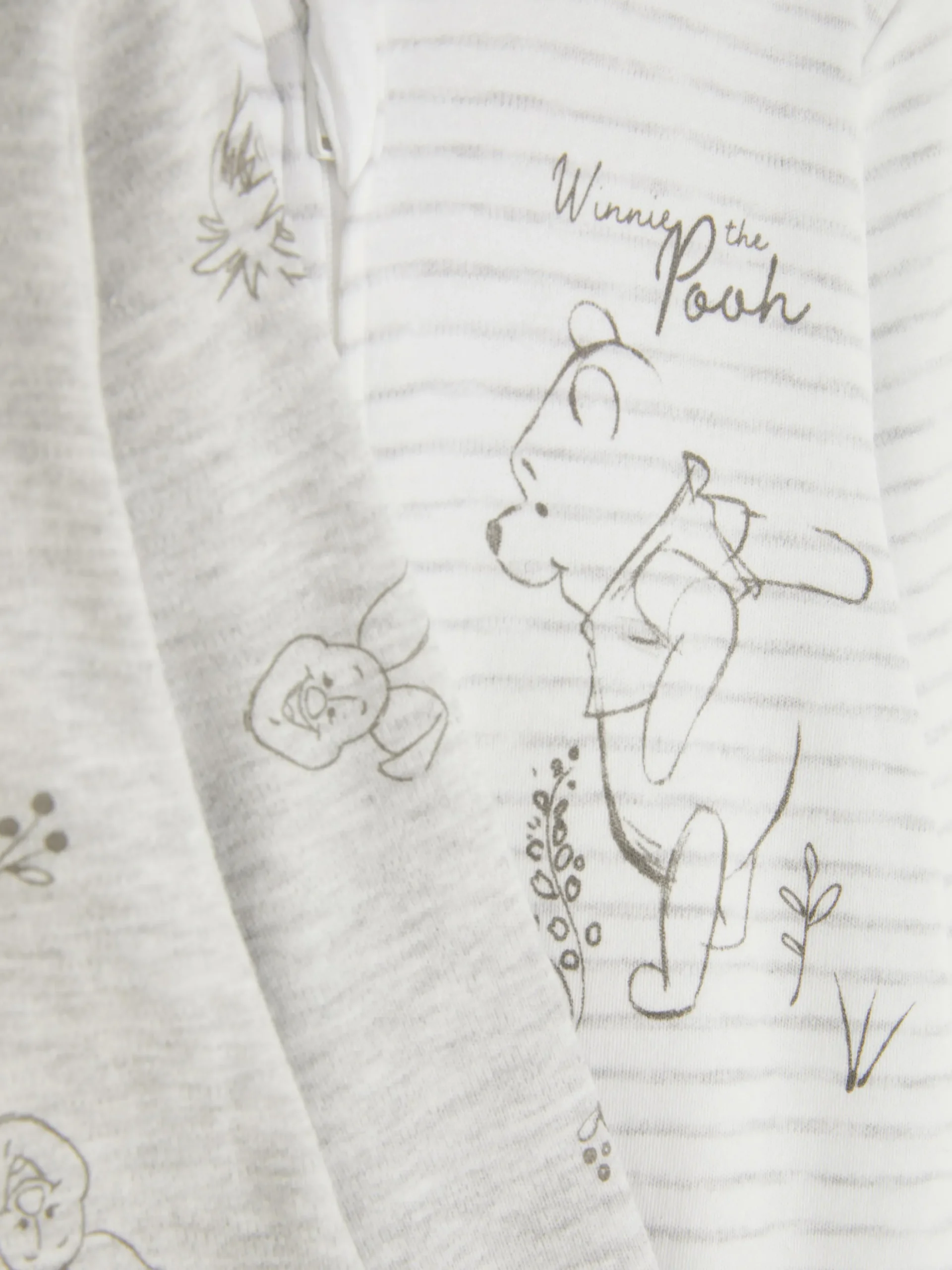 Lot De 2 Grenouillères Disney Winnie L'ourson