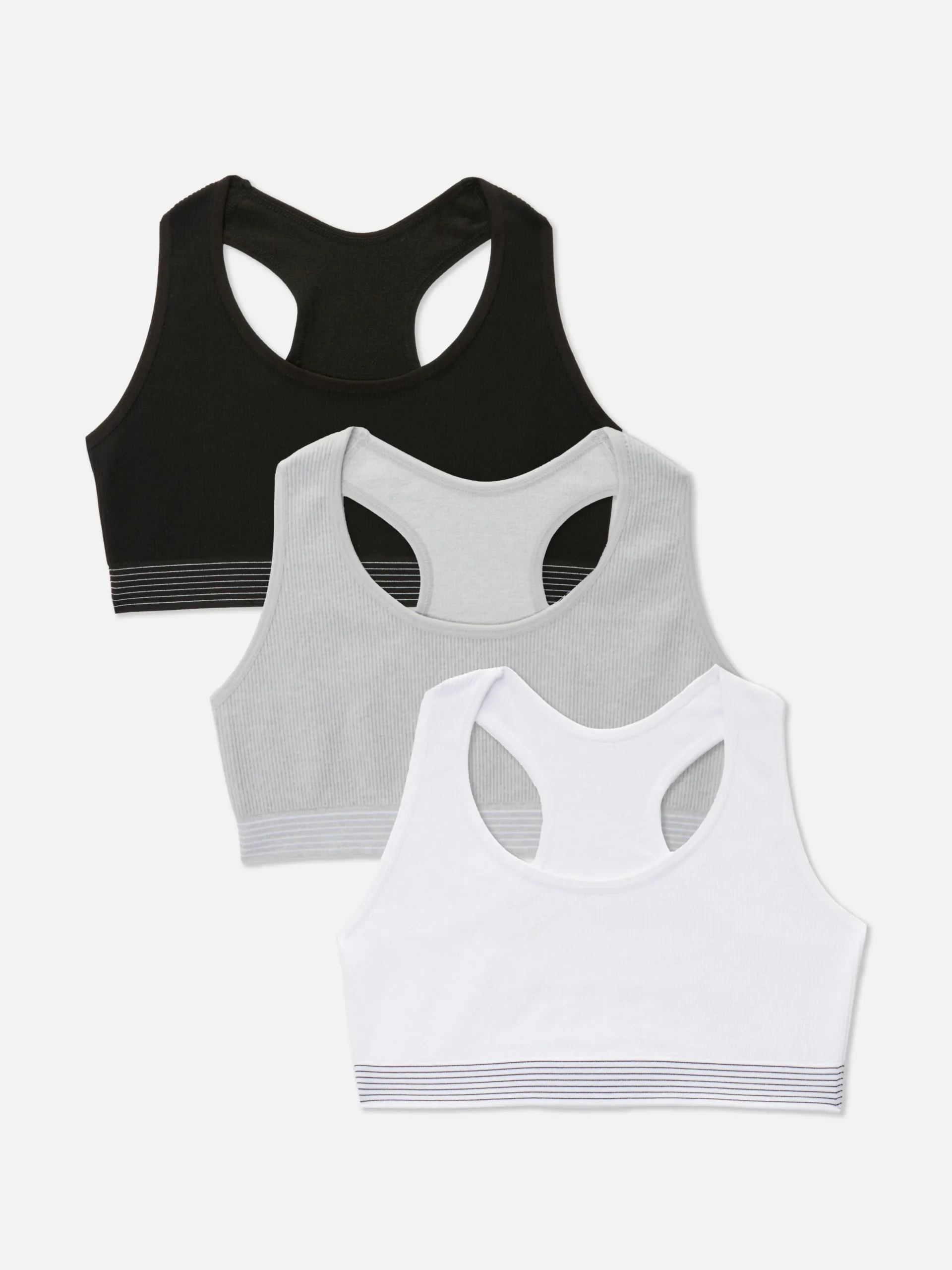Lot De 3 Hauts Courts Sans Coutures à Dos Nageur