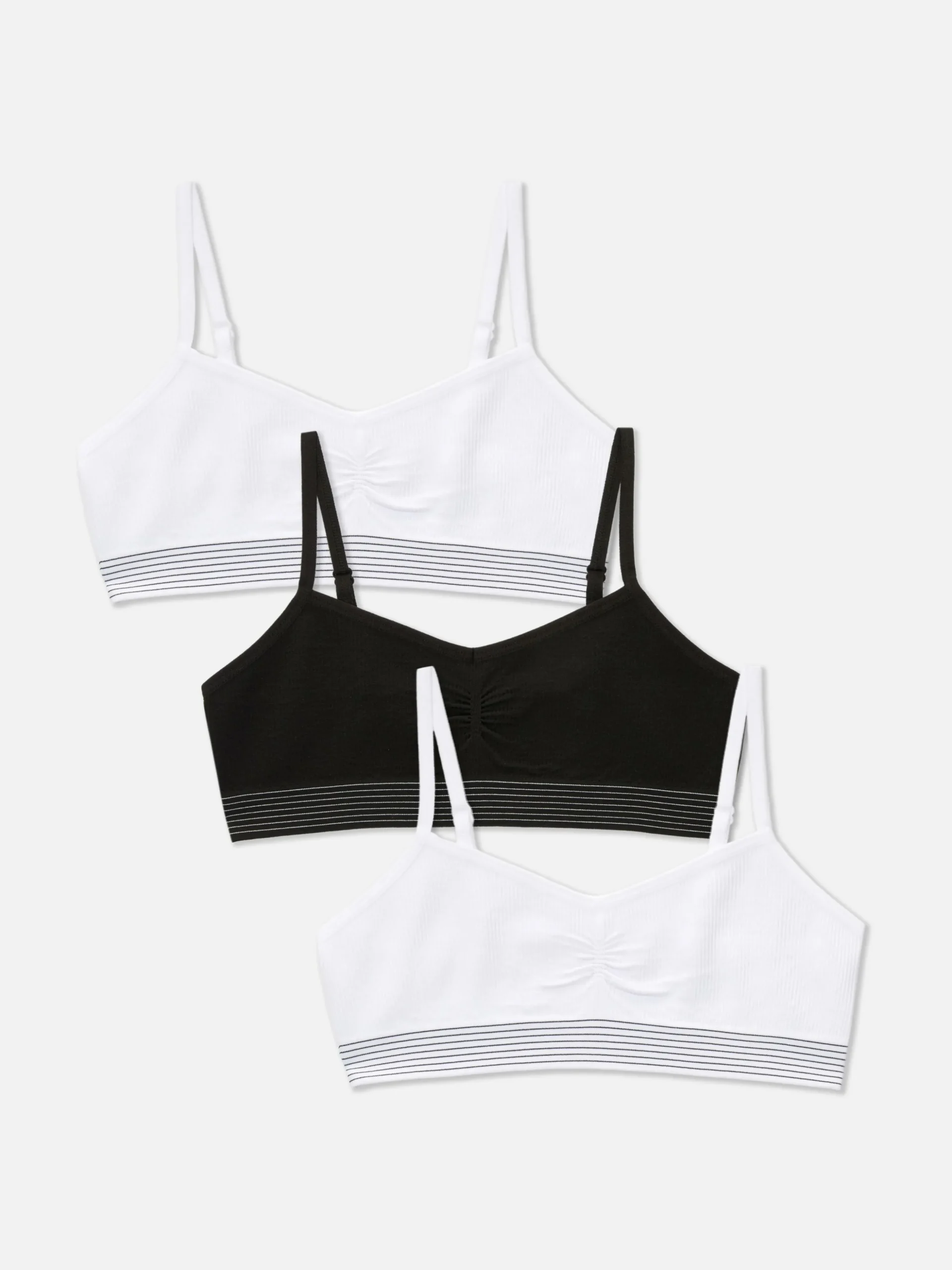 Lot De 3 Hauts Courts Style Caraco
