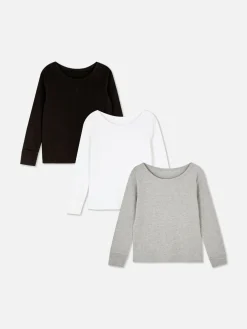 Lot De 3 Hauts Thermiques à Manches Longues
