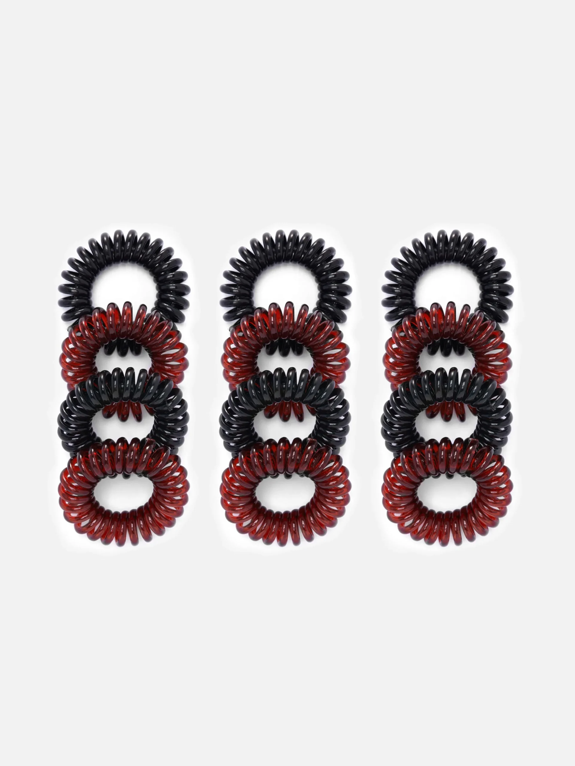 Lot De 12 élastiques Pour Cheveux En Spirale