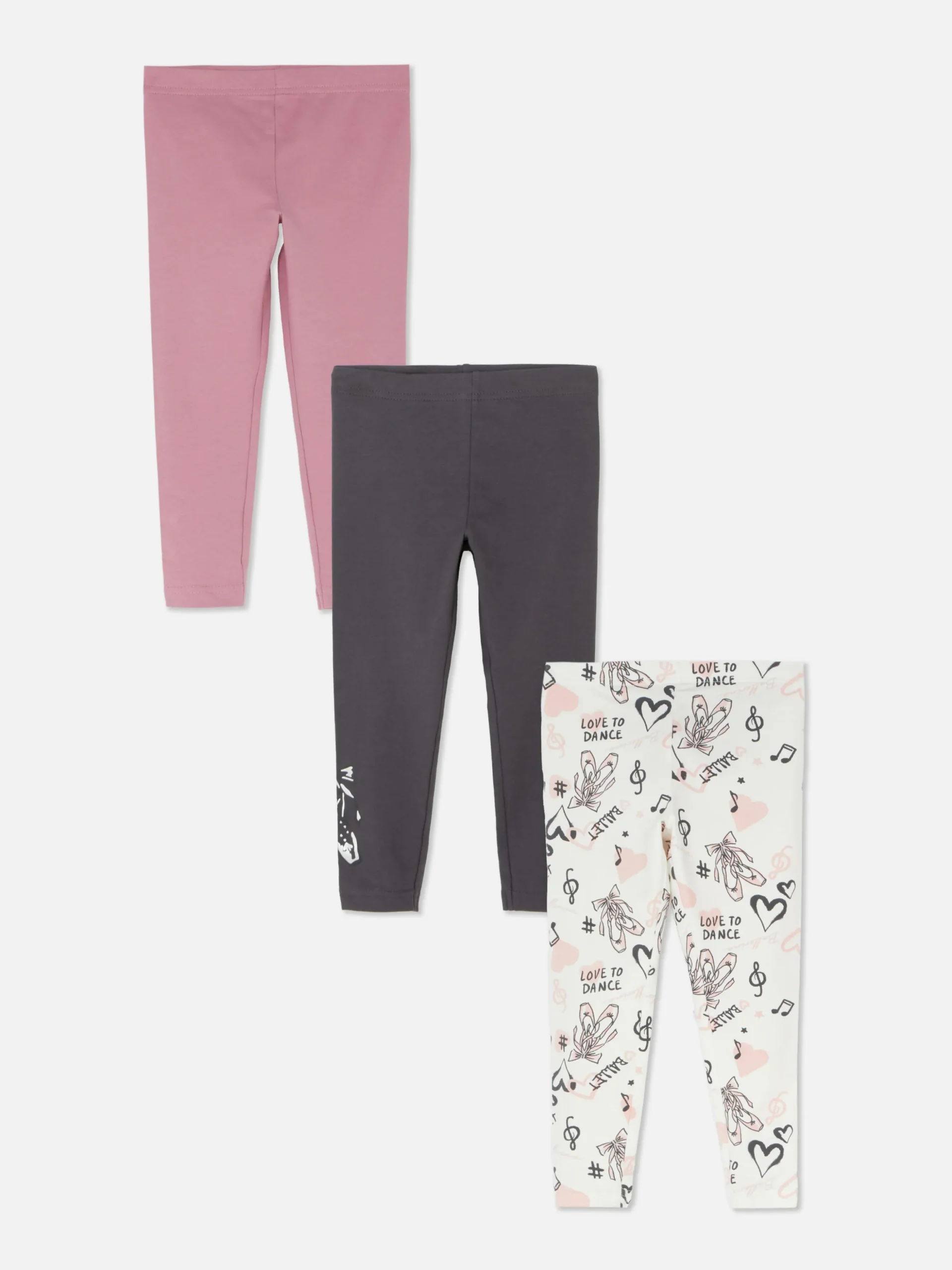 Lot De 3 Leggings à Motifs Variés
