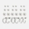 Lot De 12 Paires De Boucles Et Clous D'oreilles
