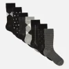 Lot De 7 Paires De Chaussettes à Motifs Variés